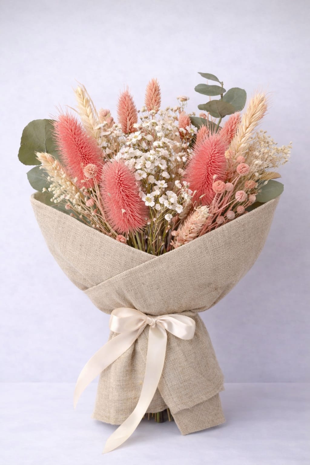 Ramo preservado: Blush Whisper