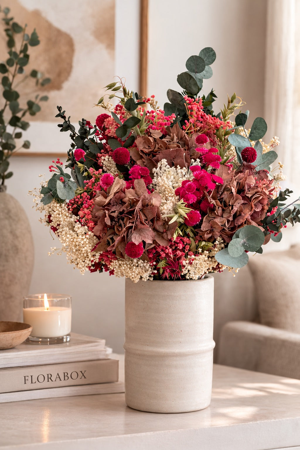 Bruma de Frambuesa + Jarrón