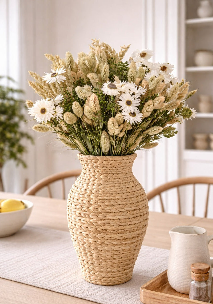 Ramo Adriana Natural + Jarrón